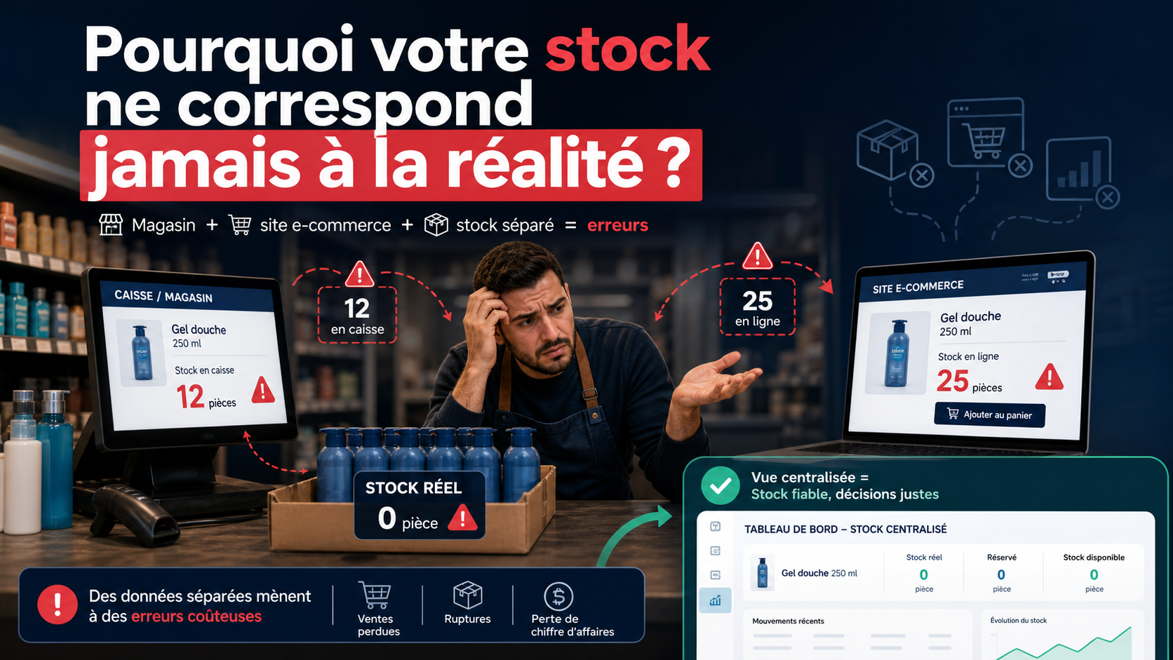 Pourquoi votre stock ne correspond jamais à la réalité ?